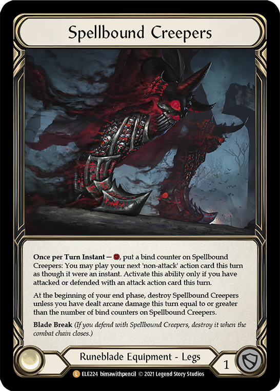 Spellbound Creepers [Cold Foil] – Land Go!